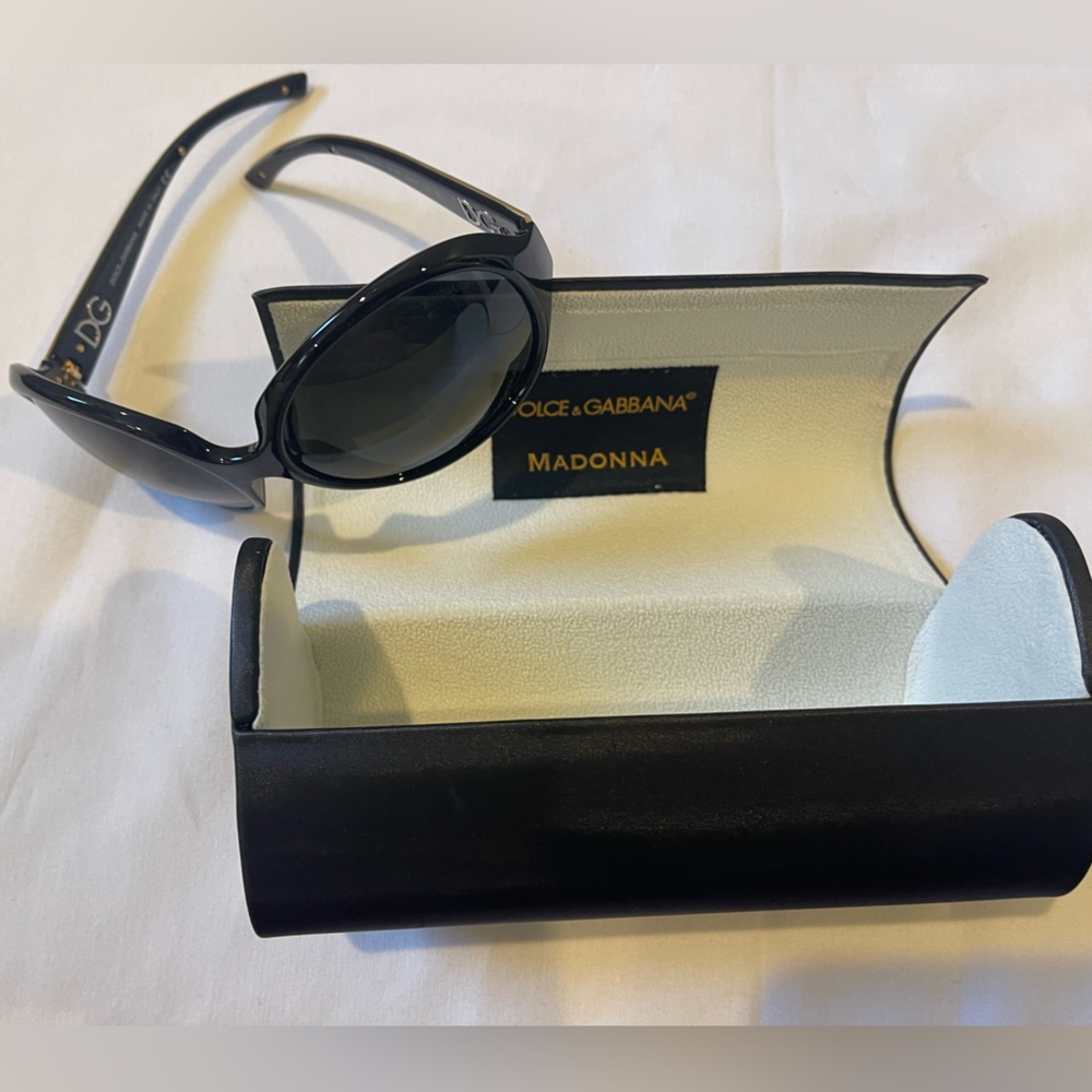 Dolce & Gabbana Madonna Black Sunglasses - Picture 2 of 10